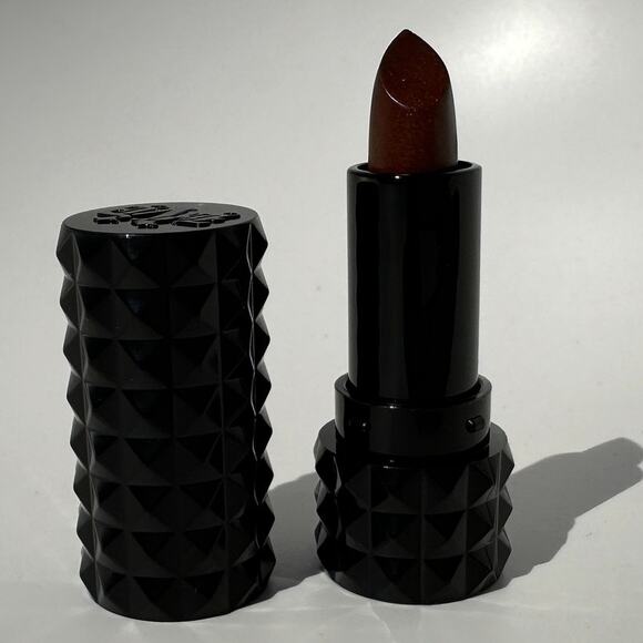 Kat von D KVD Beauty Studded Kiss Lipstick Mini Piaf ChocoPurple Shim1.0g/.035oz - Picture 1 of 12
